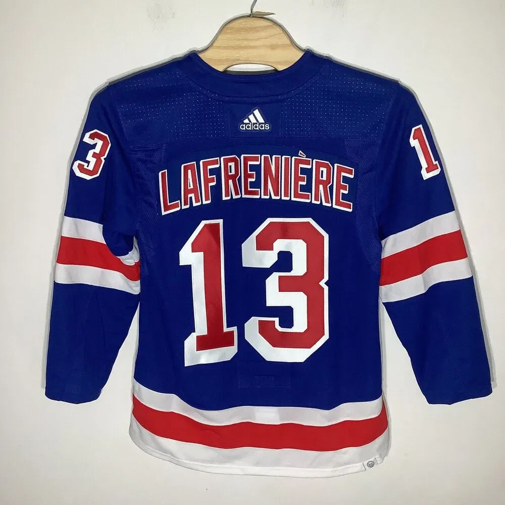 Adidas Primegreen Mens NY Rangers Lafreniere #13‎ NHL Hockey Jersey Size 50 NWT